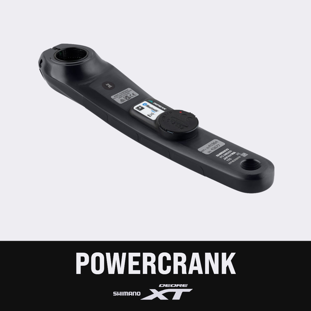 Pedivella sinistra con misuratore di potenza INPEAK POWERCRANK Shimano XT M8200