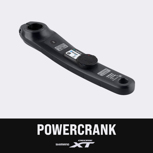 Pedivella sinistra con misuratore di potenza INPEAK POWERCRANK Shimano XT M8200