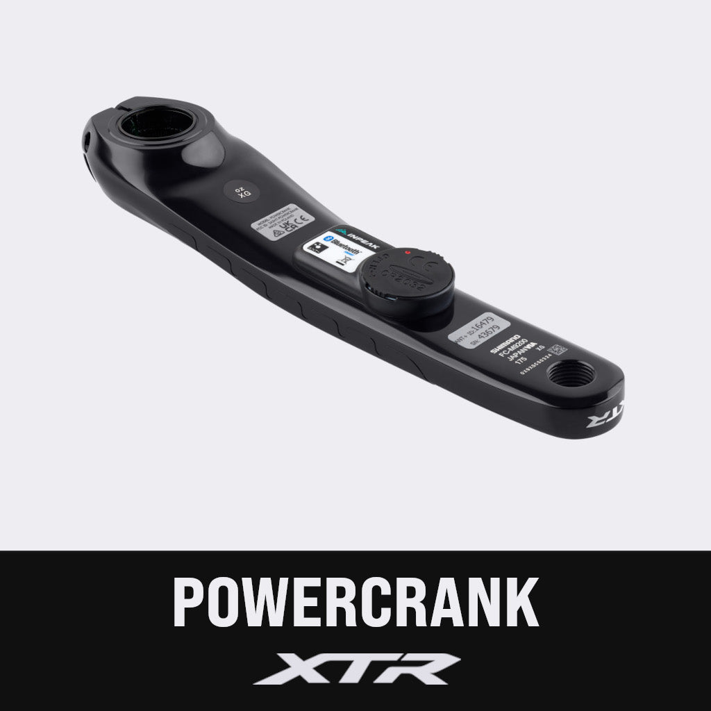 Pedivella sinistra con misuratore di potenza INPEAK POWERCRANK Shimano XTR M9200