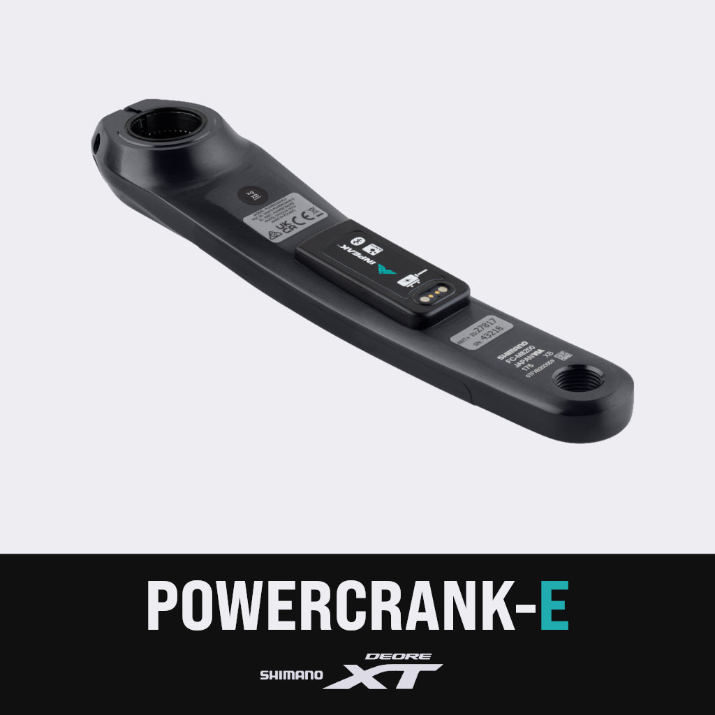 Pedivella sinistra con misuratore di potenza INPEAK POWERCRANK-E Shimano XT M8200