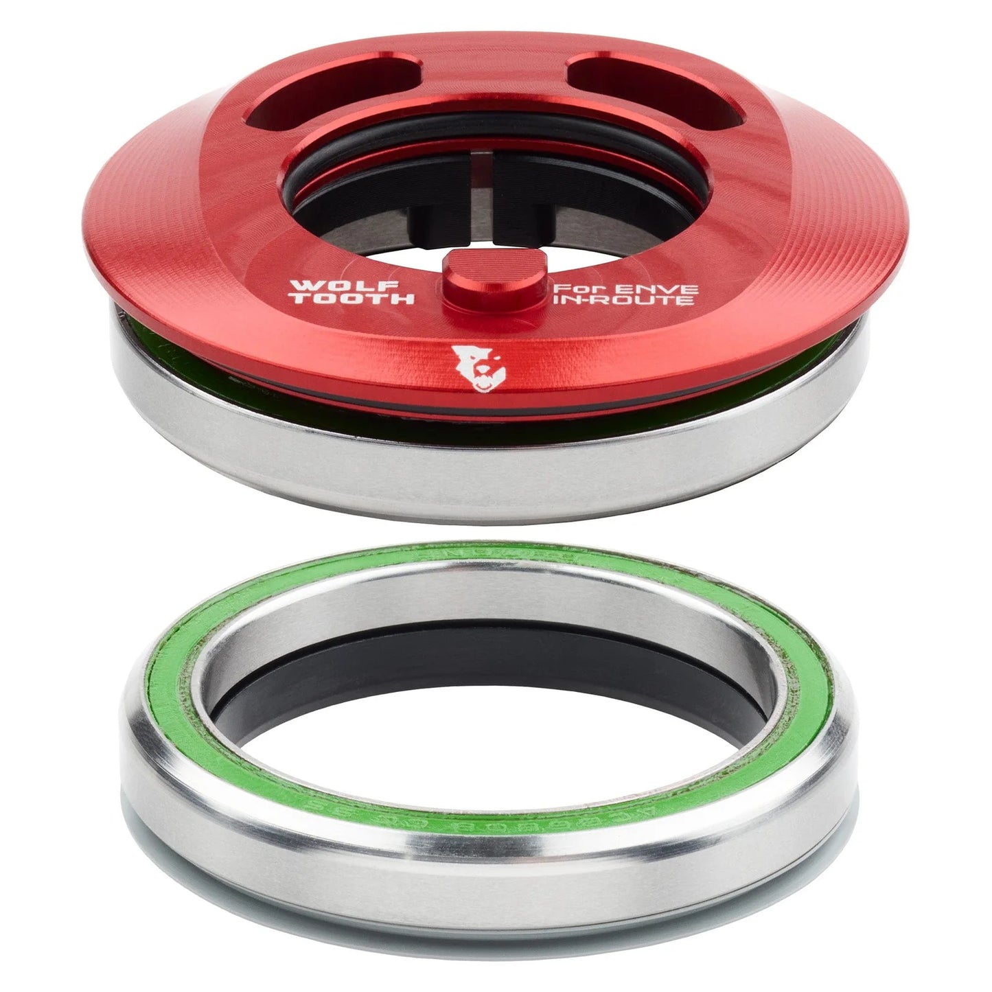 Set di sterzo integrato WOLF TOOTH PREMIUM AERO IS52 ENVE In-Route Rosso