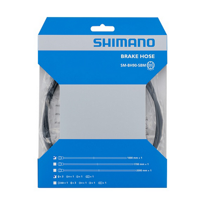 Kit Tubo Freno SHIMANO SM-BH90-SBM Dritto Banjo Nero