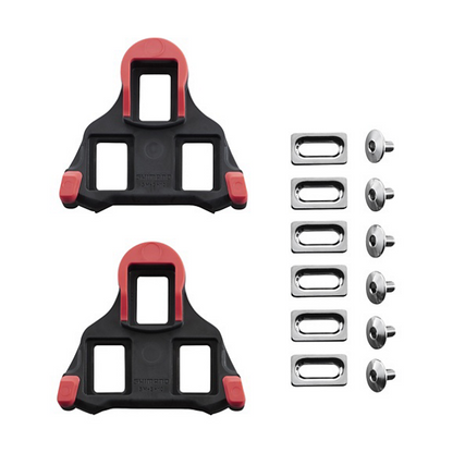Kit Tacchette SHIMANO SPD-SL Rosse 0° SM-SH10
