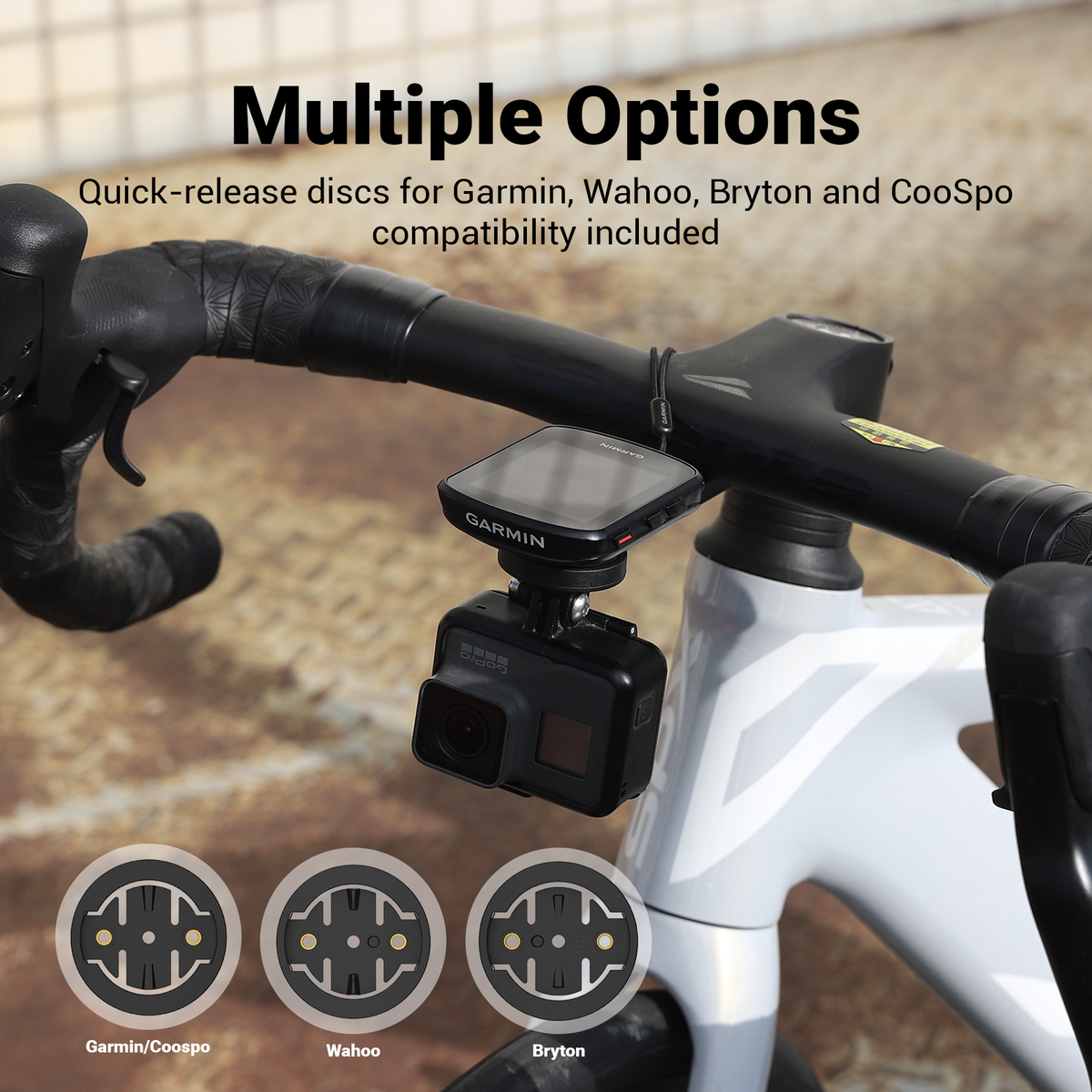 Supporto Ciclocomputer Manubrio Integrato/Aero COOSPO MT6S