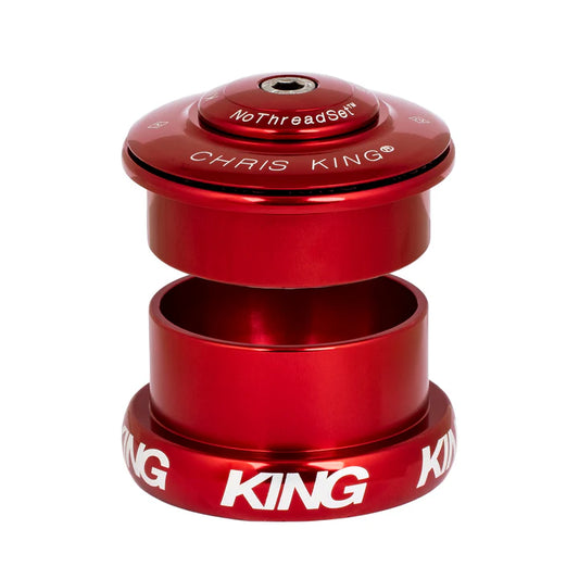 CHRIS KING INSET 5 1"1/8-1.5" Cuffia semi-integrata/esterna ZS49/EC49 Rosso