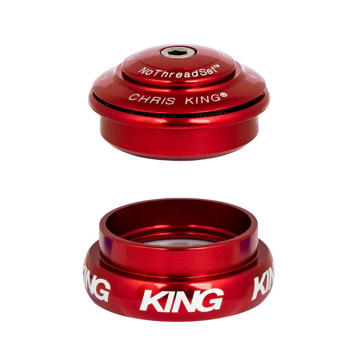 CHRIS KING INSET i8 Serie Sterzo Semi-Integrata / Esterna 1"1/8-1"1/4 ZS44/EC44 Rosso