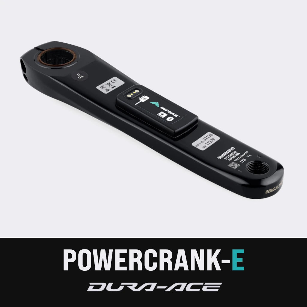 Pedivella sinistra con misuratore di potenza INPEAK POWERCRANK-E Shimano Dura-Ace R9200