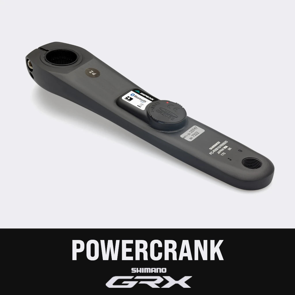 Pedivella sinistra con misuratore di potenza INPEAK POWERCRANK Shimano GRX RX810/820