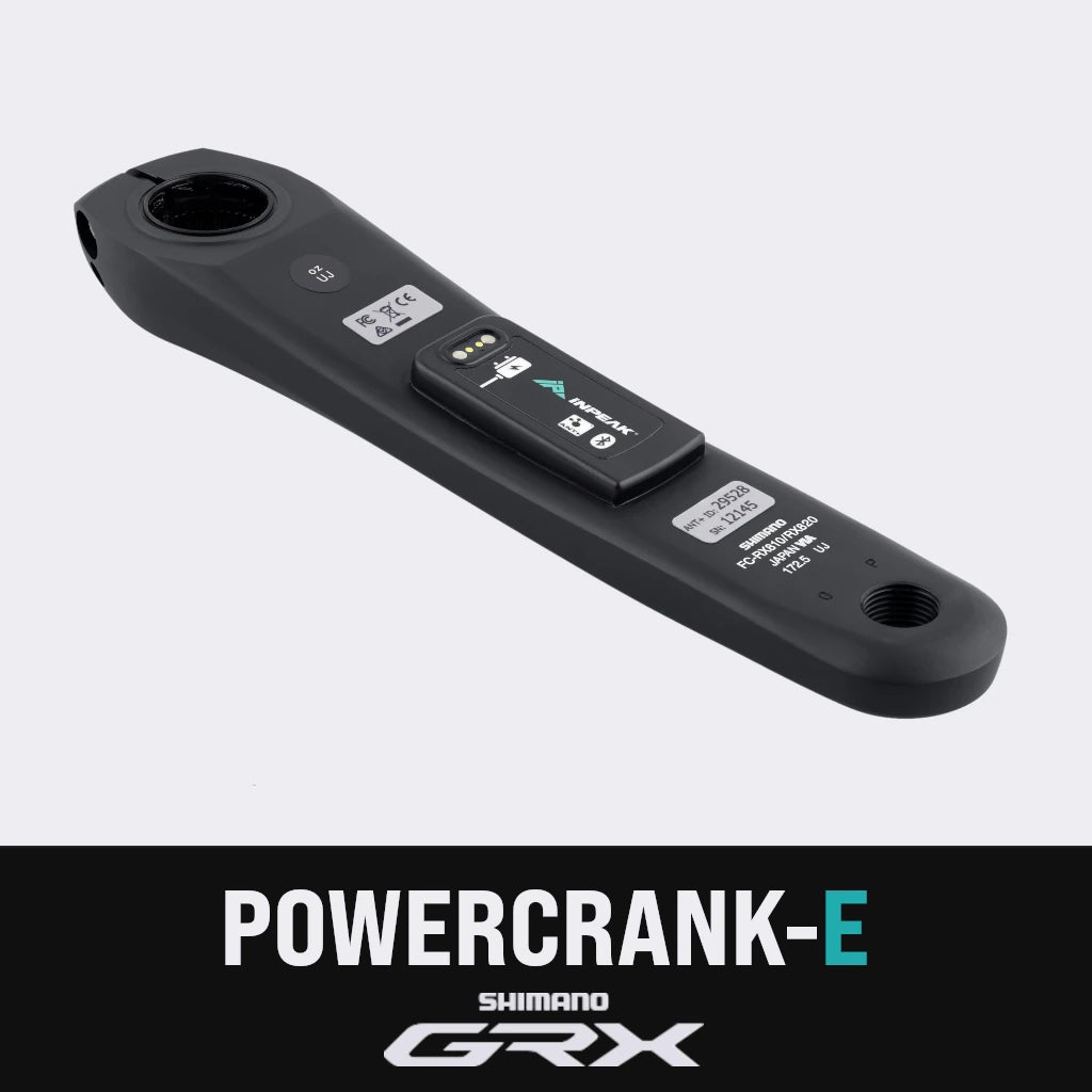 Pedivella sinistra con misuratore di potenza INPEAK POWERCRANK-E Shimano GRX RX810/820