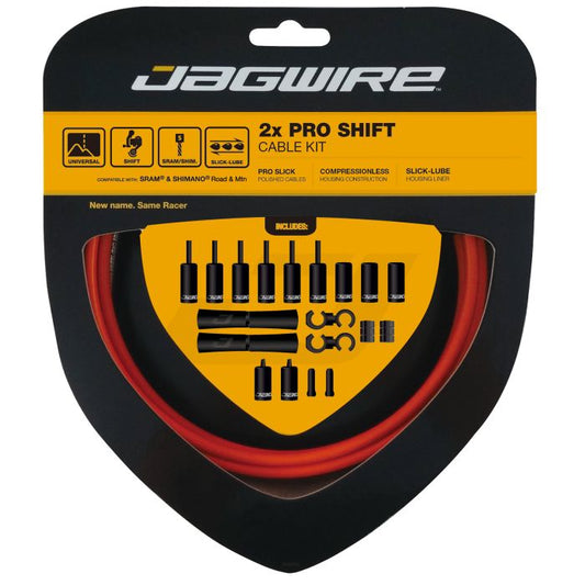 JAGWIRE ROAD AND MOUNTAIN PRO Kit arancione per cavo e guaina del deragliatore