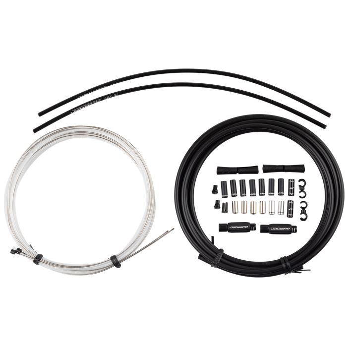 JAGWIRE 2x ELITE SEALED Kit tubo e cavo deragliatore nero