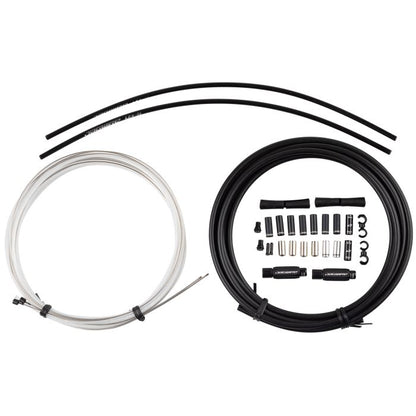 Kit Cavi e Guaine per Deragliatore JAGWIRE 2x ELITE SEALED Nero