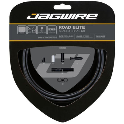 Kit Cavi e Guaine Freno JAGWIRE ROAD ELITE SEALED Nero
