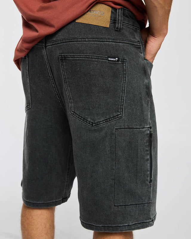 DHARCO JORT UNISEX COASTAL WASH Pantaloncini neri