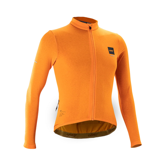 Maglia LEATT MTB ENDURANCE 4.0 Maniche Lunghe Donna Arancione