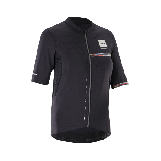 Donna LEATT MTB ENDURANCE 5.0 CARGO Maglia a maniche corte Nero