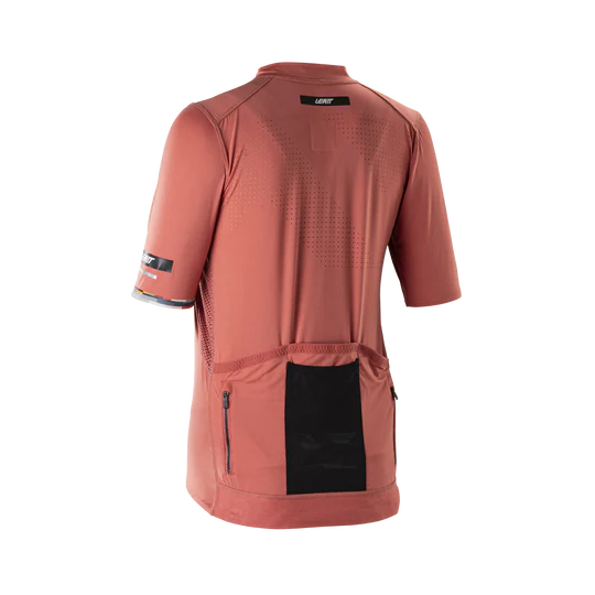 Donna Maglia LEATT MTB ENDURANCE 5.0 CARGO a manica corta Rosso