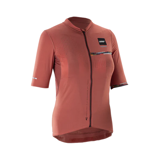 Donna Maglia LEATT MTB ENDURANCE 5.0 CARGO a manica corta Rosso
