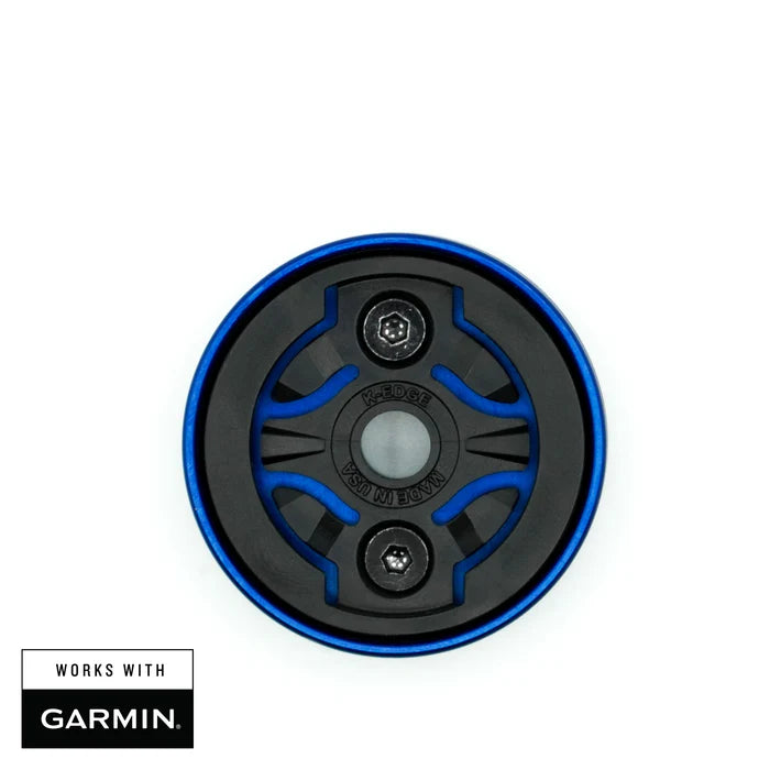 Attacco manubrio per Garmin K-EDGE GRAVITY GPS blu