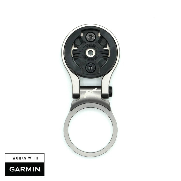 Attacco manubrio regolabile per Garmin K-EDGE MTB GPS Grigio