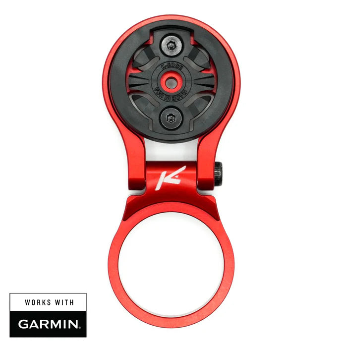 Attacco manubrio regolabile per Garmin K-EDGE MTB GPS Rosso