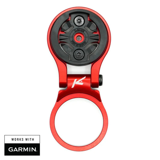 Attacco manubrio regolabile per Garmin K-EDGE MTB GPS Rosso