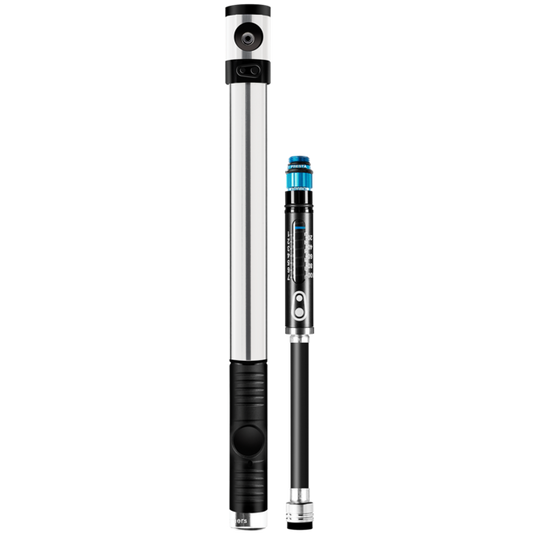Pompa a mano CRANKBROTHERS KLIC HP con manometro e tubo flessibile magnetico