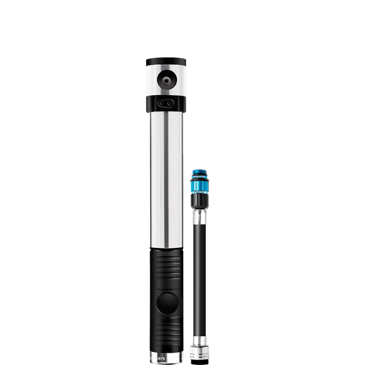 Pompa a mano CRANKBROTHERS KLIC HV con tubo flessibile magnetico