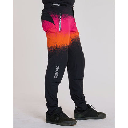 Pantalone DHARCO GRAVITY BLACK SNAKE Nero/Arancione