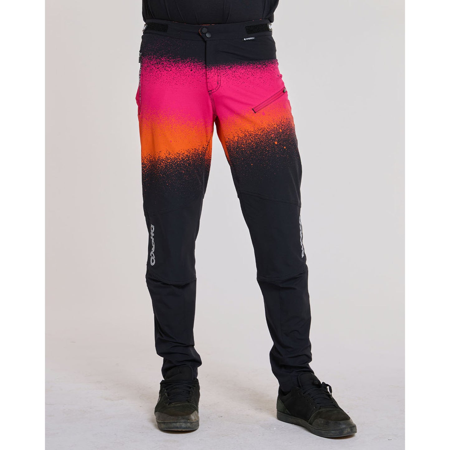 DHARCO GRAVITY BLACK SNAKE Pantaloni Nero/Arancione