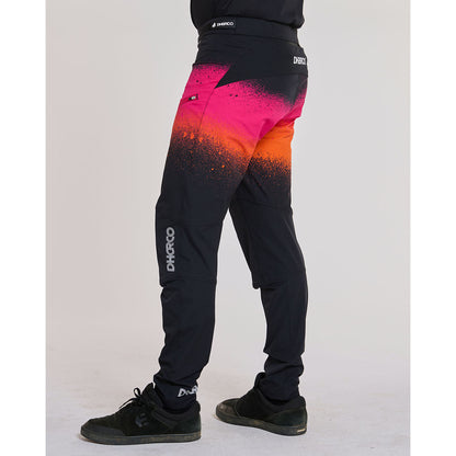 Pantalone DHARCO GRAVITY BLACK SNAKE Nero/Arancione