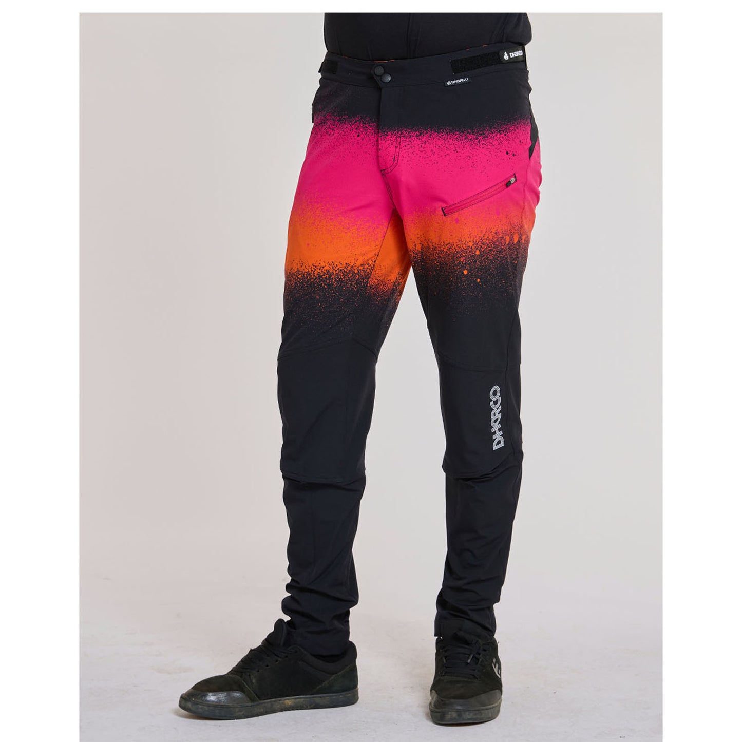DHARCO GRAVITY BLACK SNAKE Pantaloni Nero/Arancione