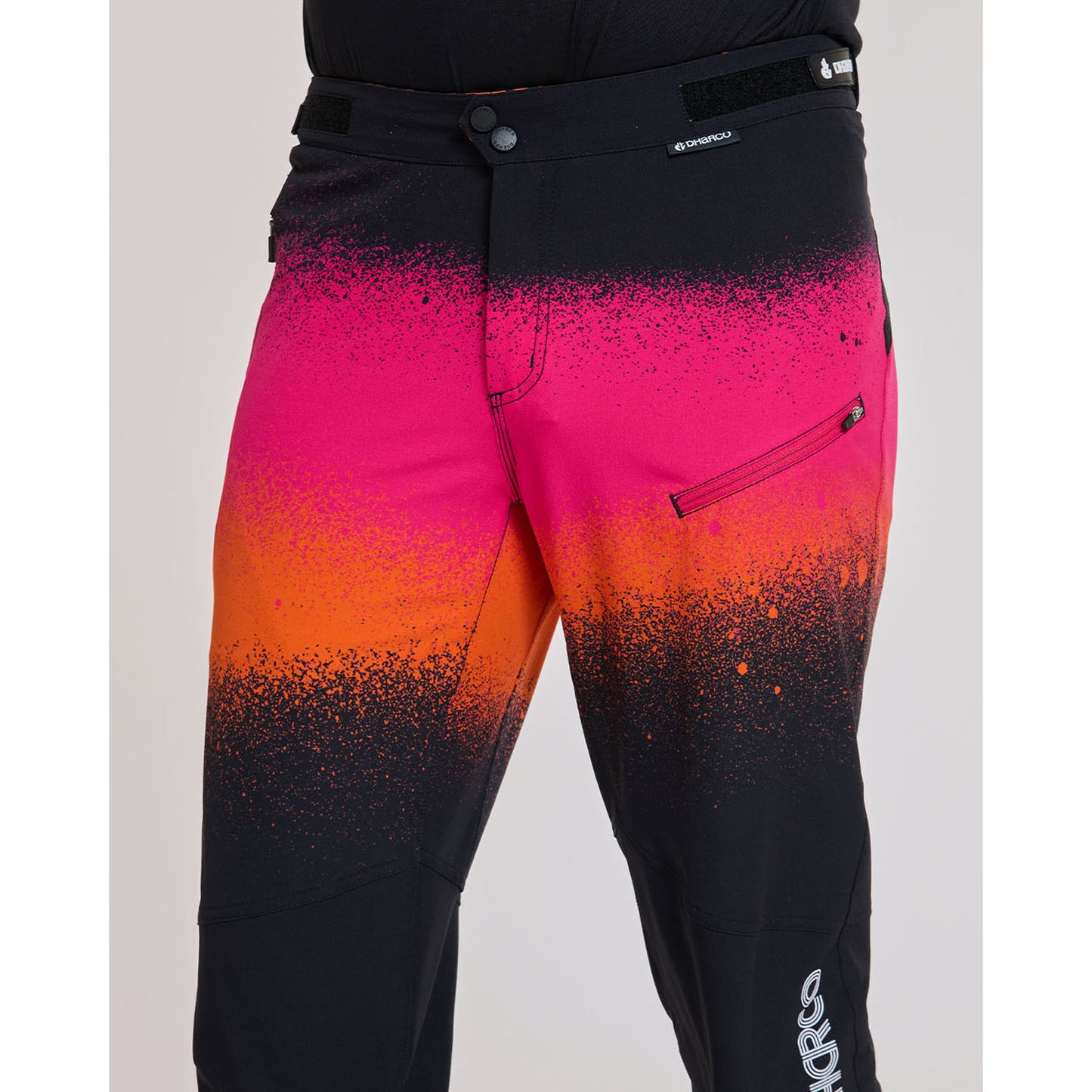 DHARCO GRAVITY BLACK SNAKE Pantaloni Nero/Arancione