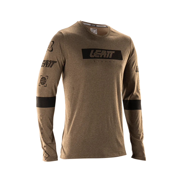 LEATT MTB Gravity 3.0 Maglia a maniche lunghe marrone