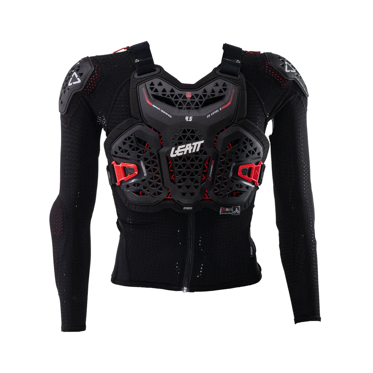 Gilet protettivo LEATT 4.5 HYBRID Junior Nero