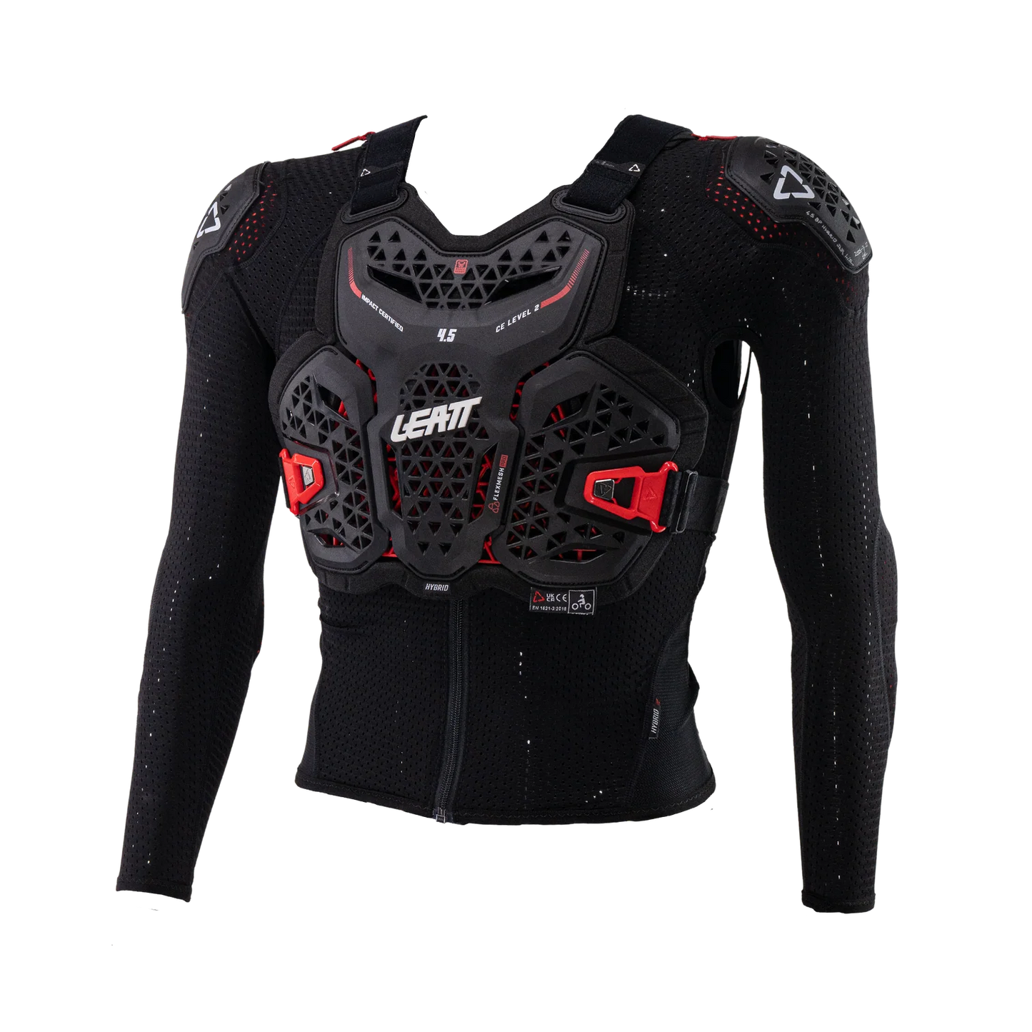 Gilet protettivo LEATT 4.5 HYBRID Junior Nero