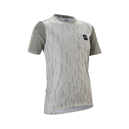 Maglia LEATT MTB TRAIL 3.0 Donna Maniche Corte Grigio/Bianco