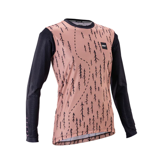 Maglia LEATT MTB Trail 3.0 Donna a manica lunga Rosa
