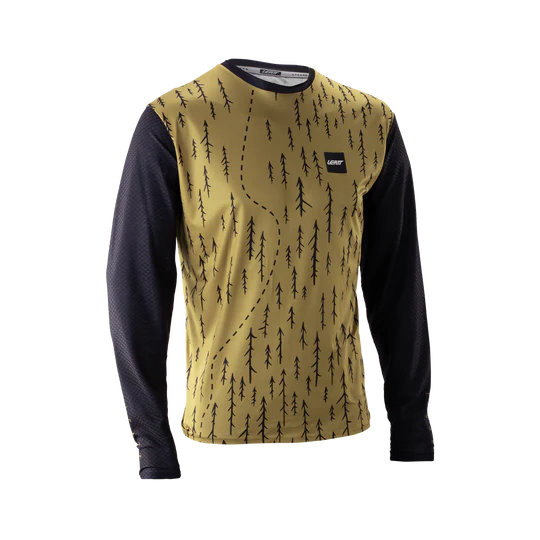Maglia LEATT MTB Trail 3.0 manica lunga marrone