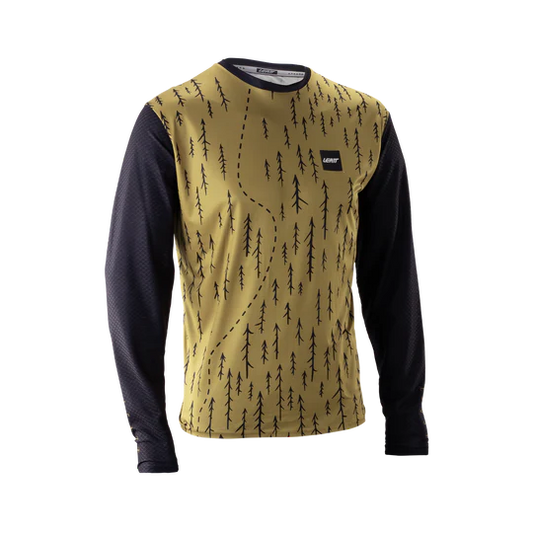 Maglia LEATT MTB Trail 3.0 manica lunga marrone