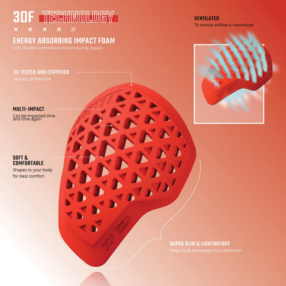 Gilet di Protezione LEATT BACK PROTECTOR 3DF AIRFIT EVO Nero