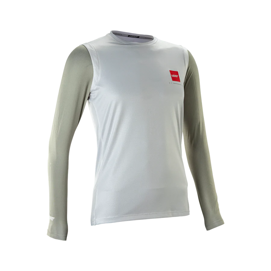 LEATT MTB Gravity 2.0 Donna Maglia a maniche lunghe Bianco