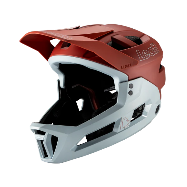 LEATT MTB ENDURO 2.0 Casco rosso/grigio