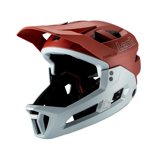 LEATT MTB ENDURO 2.0 Casco rosso/grigio