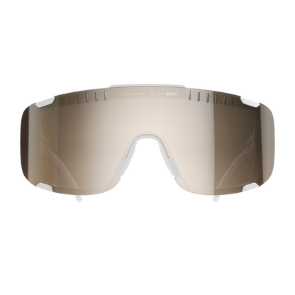 Occhiali POC DEVOUR MID Bianco Lente Clarity Trail Partly Sunny Silver