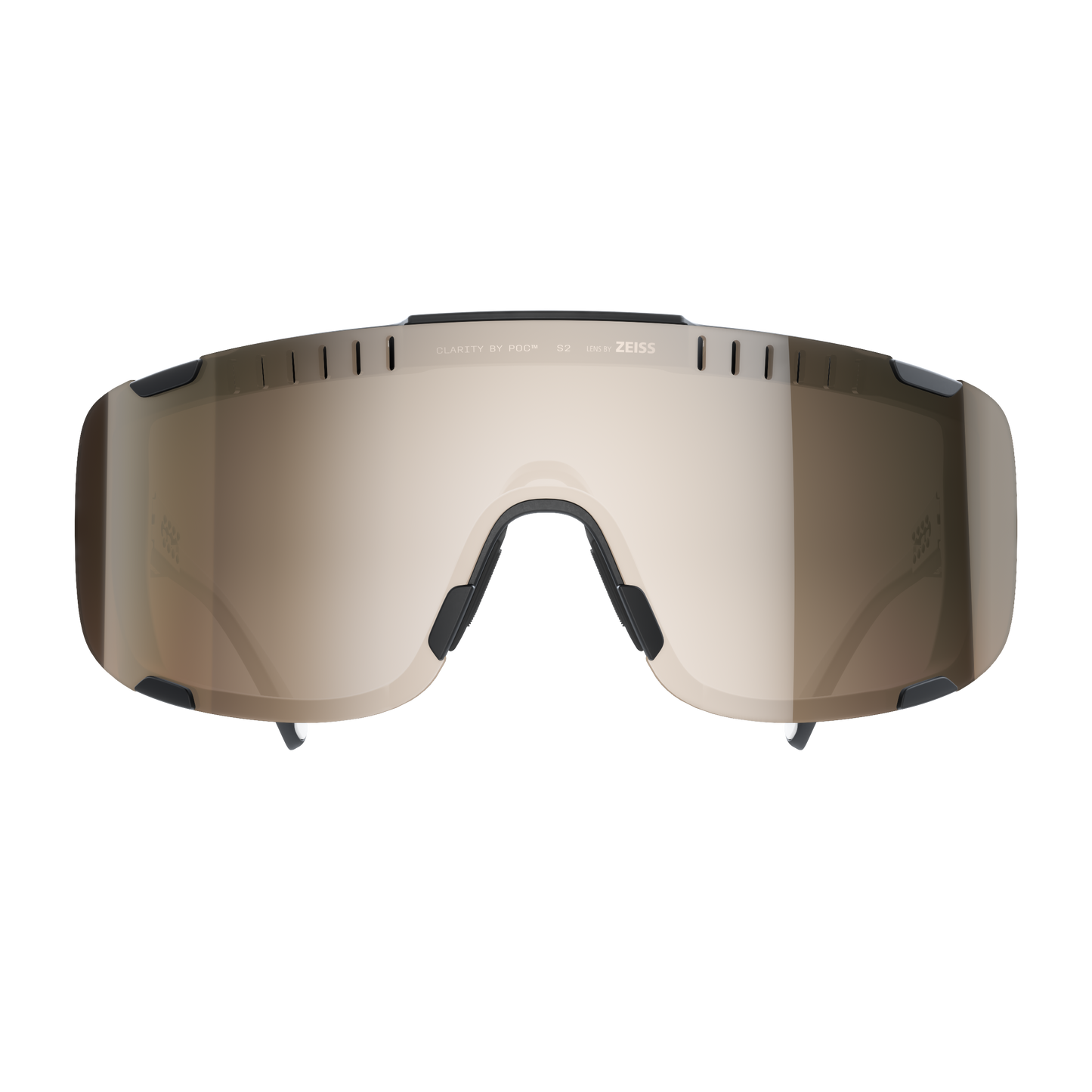 POC DEVOUR MID Occhiali Black Clarity Trail Lente argento parzialmente soleggiata