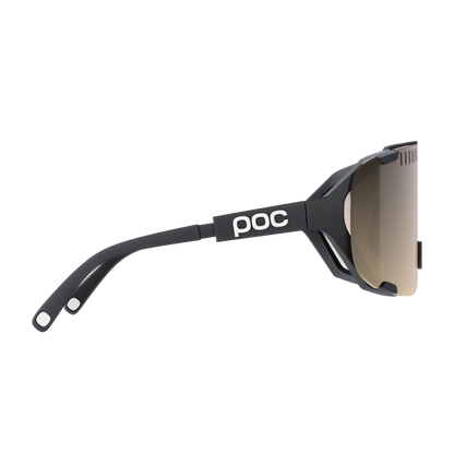 Occhiali POC DEVOUR MID Nero Lente Clarity Trail Partly Sunny Silver