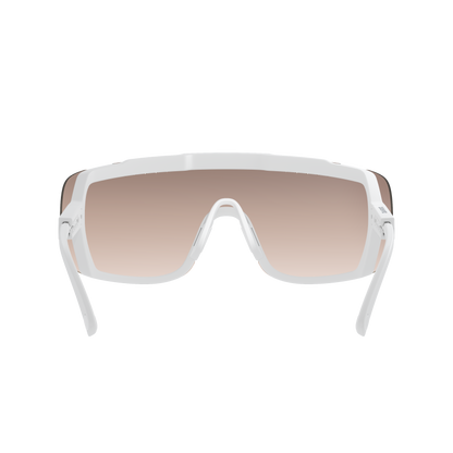 Occhiali POC DEVOUR MID Bianco Lente Clarity Trail Partly Sunny Silver
