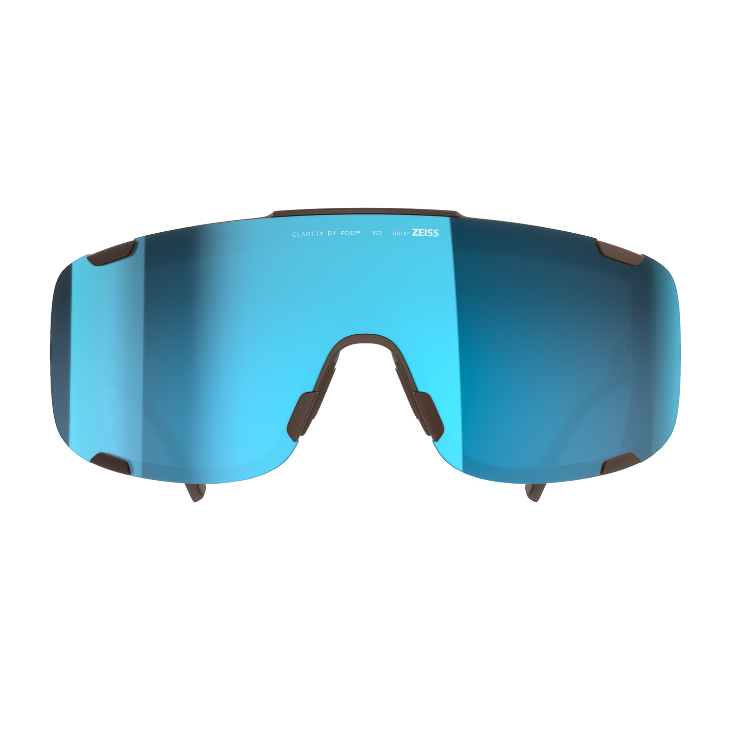 POC DEVOUR MID Occhiali da sole con lente marrone Clear Universal Sunny Turchese