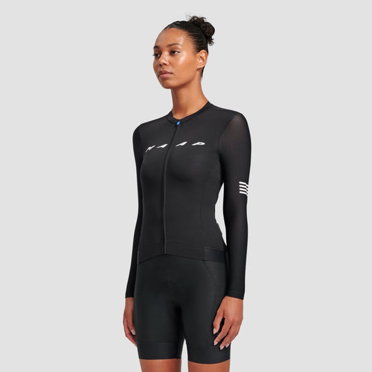 Maglia a maniche lunghe MAAP EVADE PRO BASE LS 2.0 da donna nera